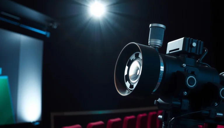 Detailed diagram explaining how cinema projectors work step-by-step.