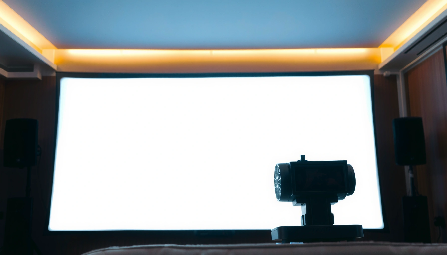 Illustration of the key process of how projectors play movies, highlighting essential components and technology.