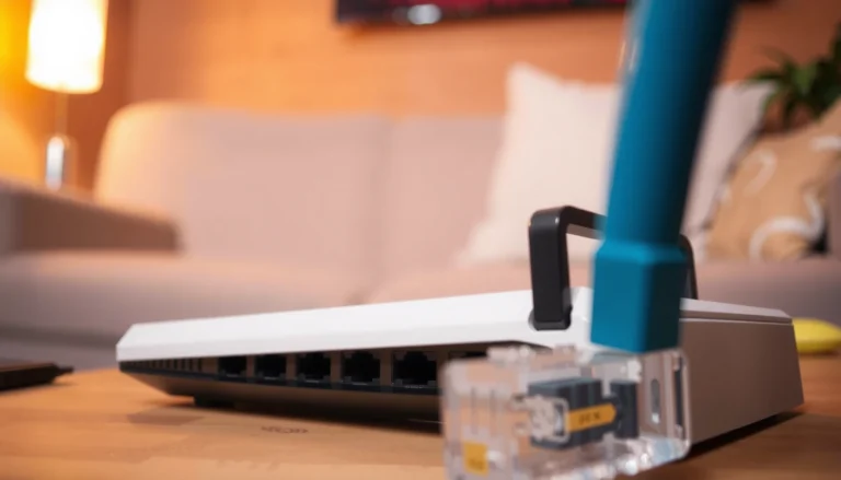 Step-by-step guide on how to connect Ethernet cables for internet setup.