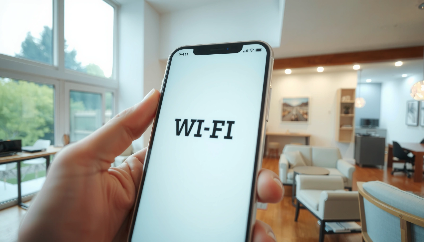 An illustration showing fast ways to read WiFi passwords on various devices.