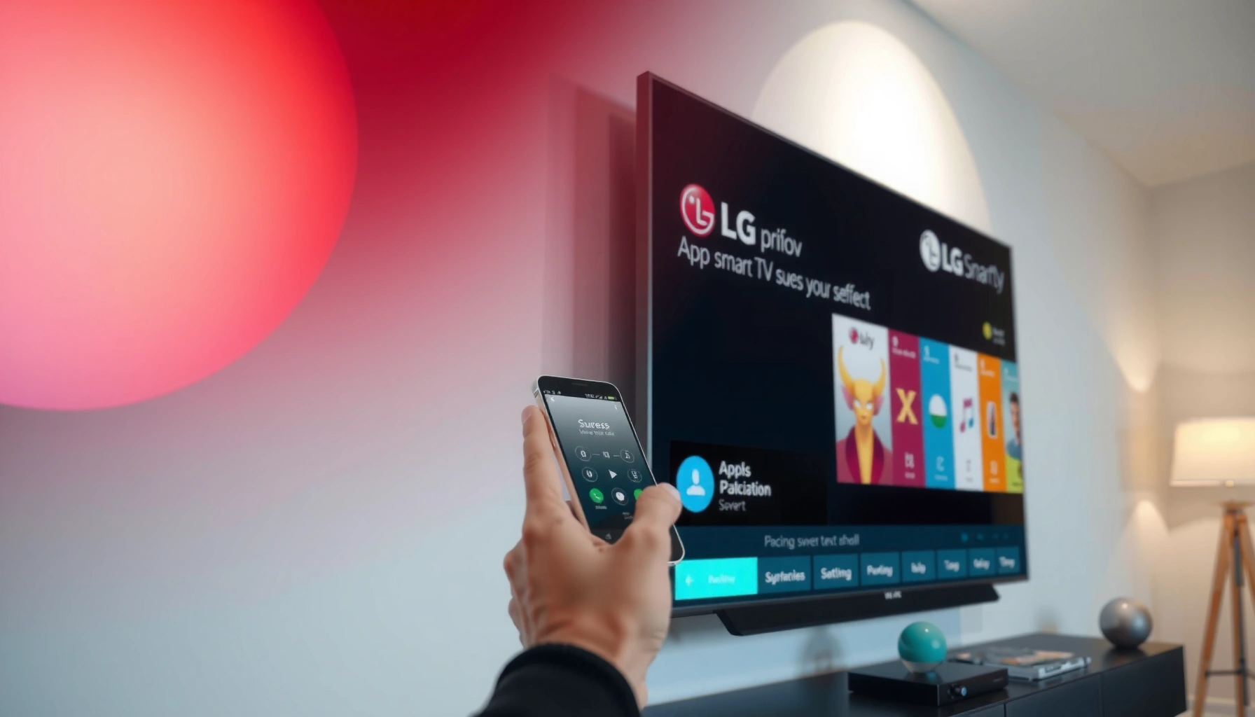 Step-by-step guide to install apps on LG Smart TV with visual instructions.