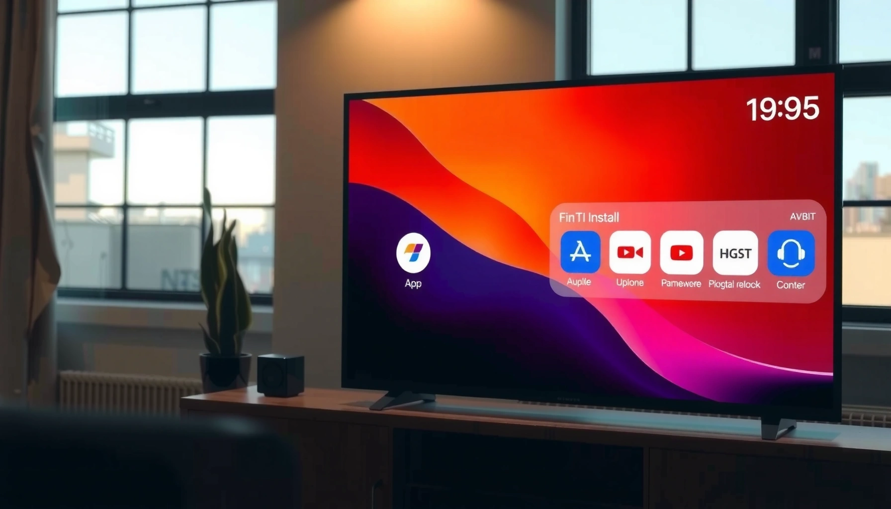 Step-by-step guide on how to put an app on a smart TV, showcasing the installation process.