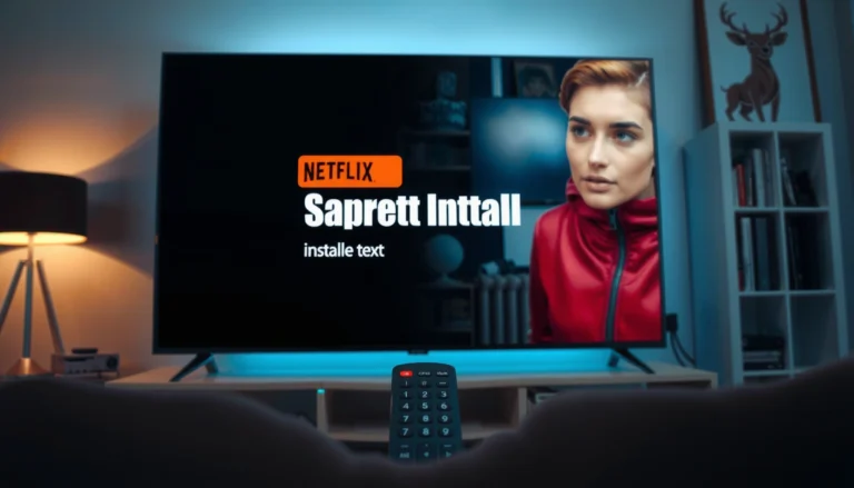 Step-by-step guide on how to install Netflix on a Smart TV.