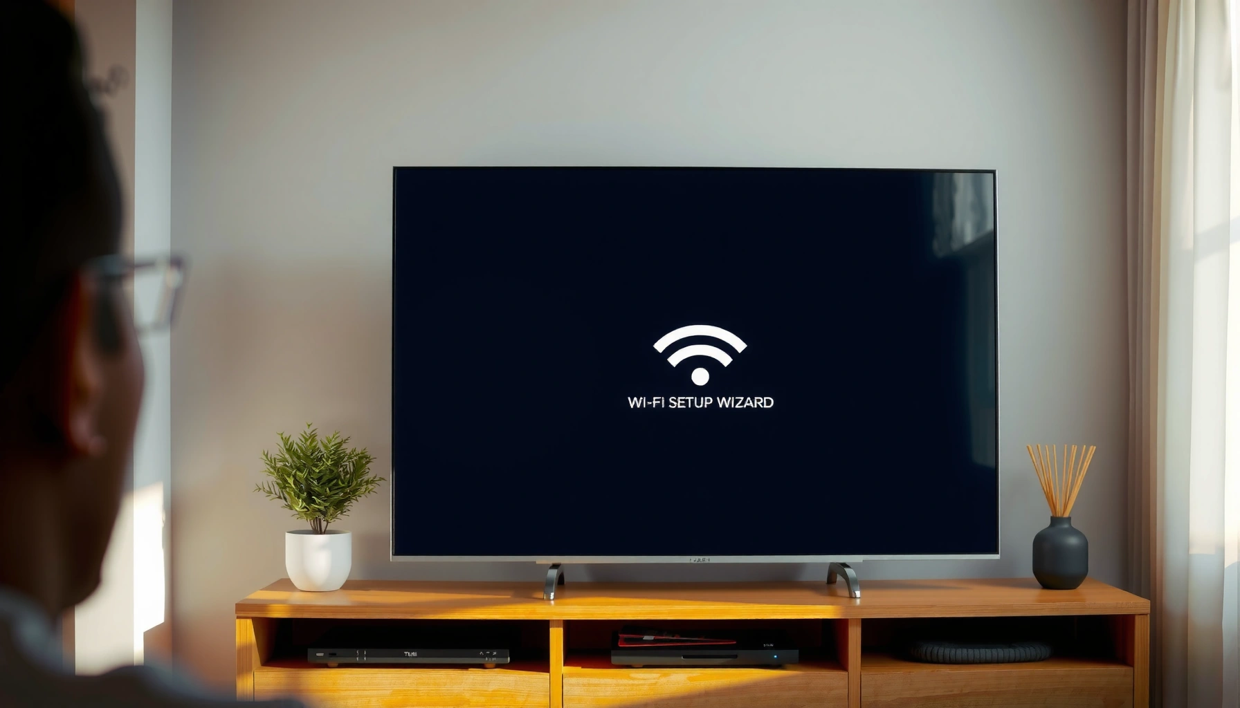 Step-by-step guide on how to connect your Smart TV to the Internet for streaming.