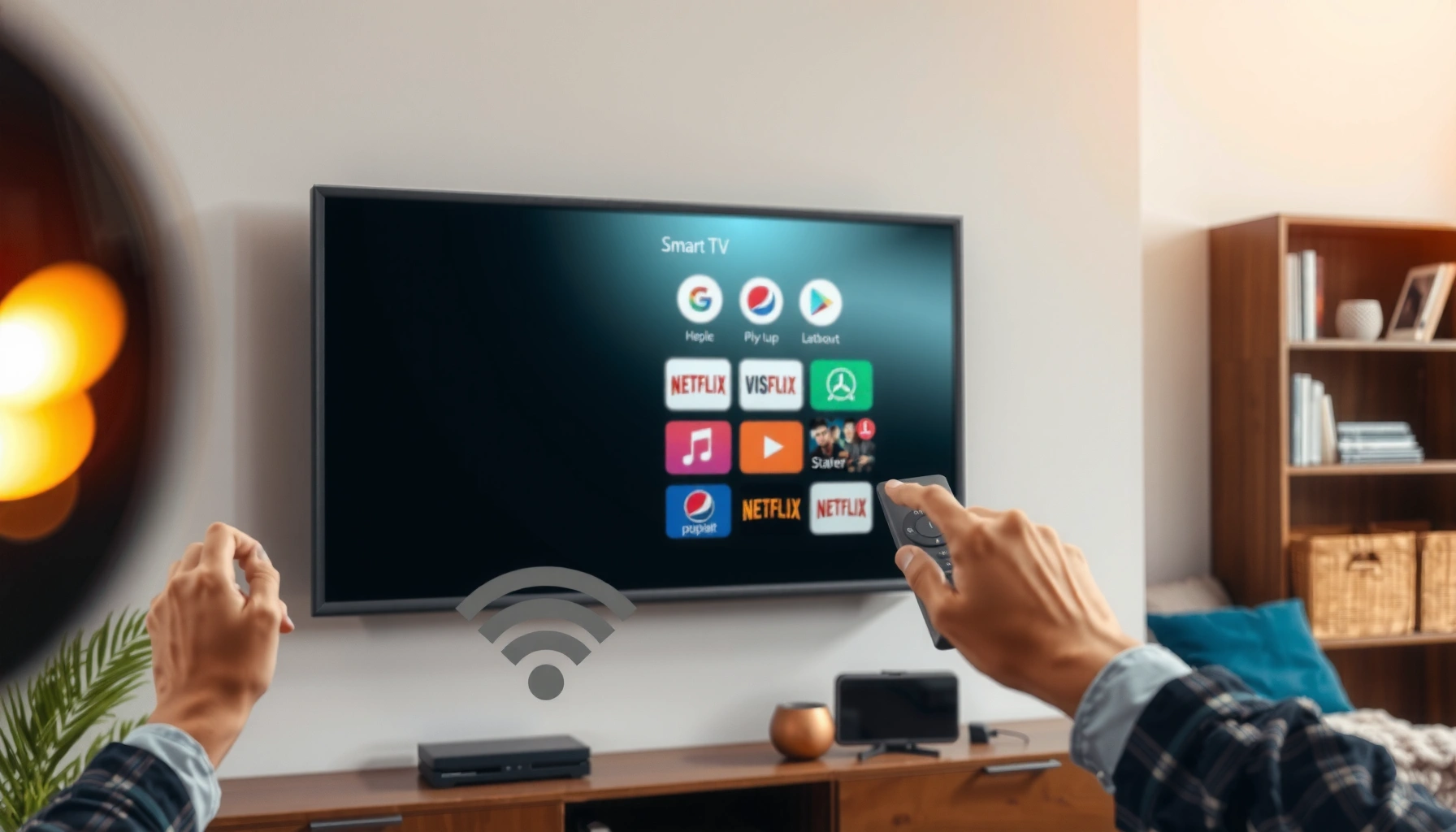 Step-by-step guide to setting up Internet TV on a Smart TV.