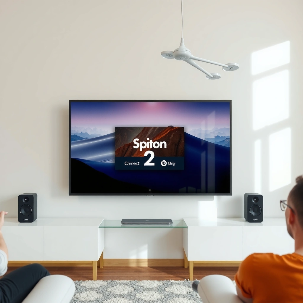 Checking compatibility between iPad and Smart TV for seamless connection.