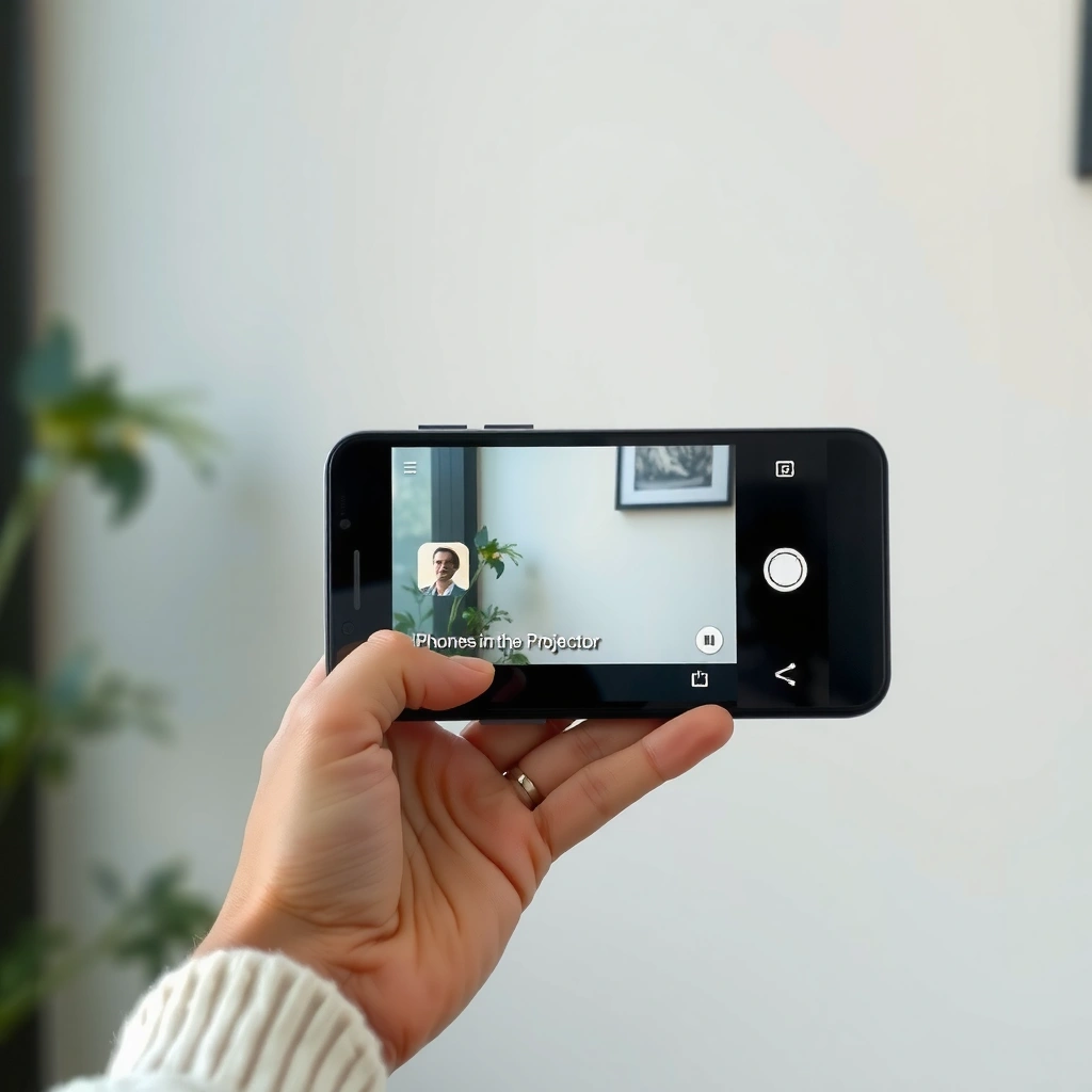 iPhone - can i turn my iphone into a projector