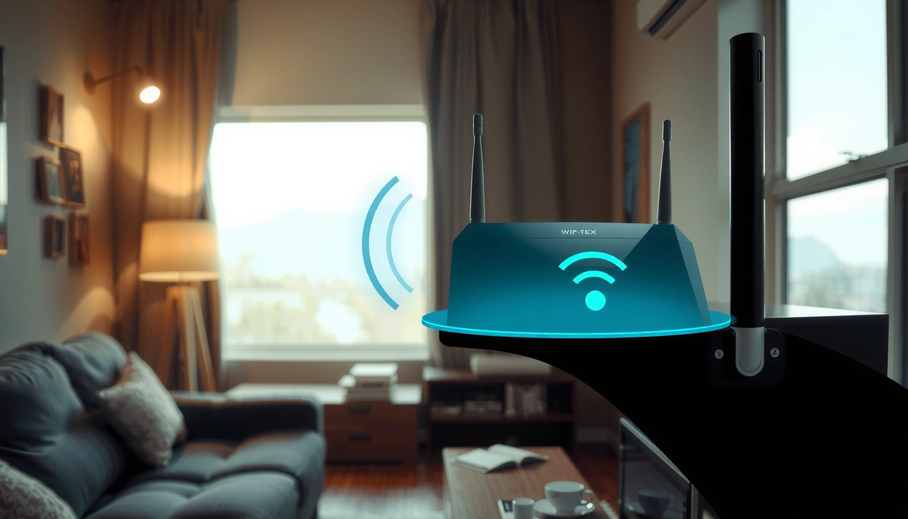 Illustration of practical steps to lengthen WiFi range and improve coverage in homes and offices.