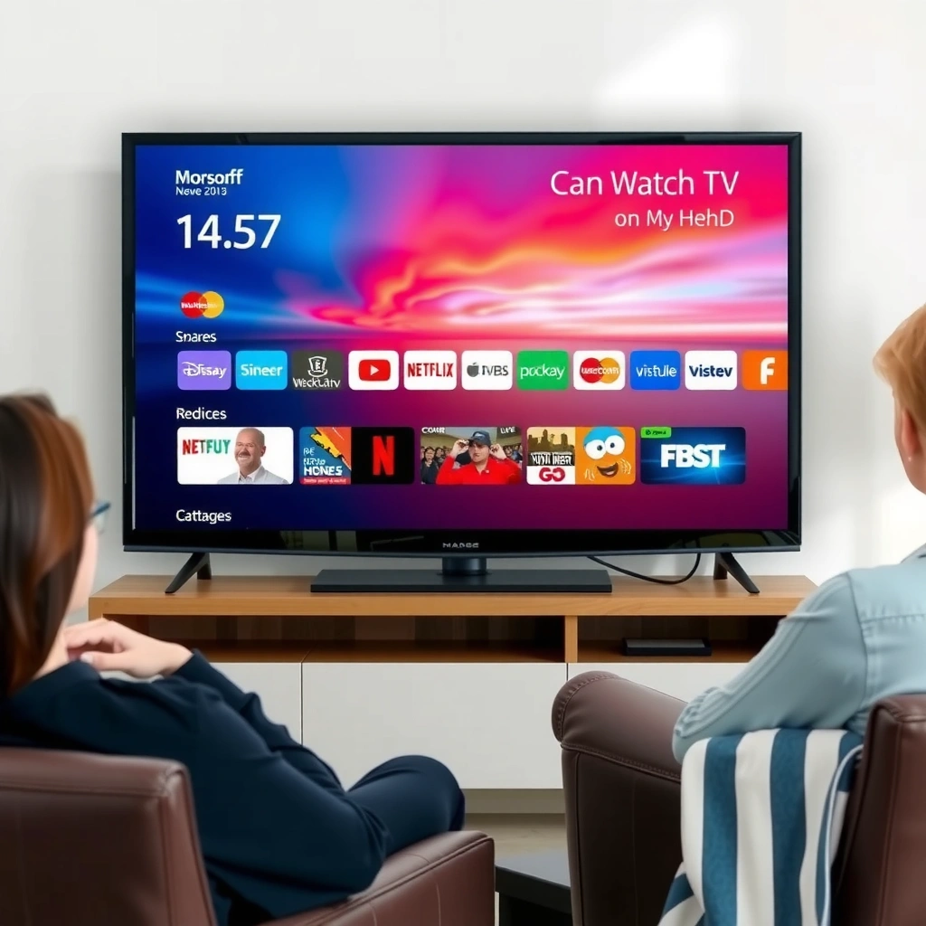 Comparison of live TV and streaming options for smart TVs in a guide to watching TV.