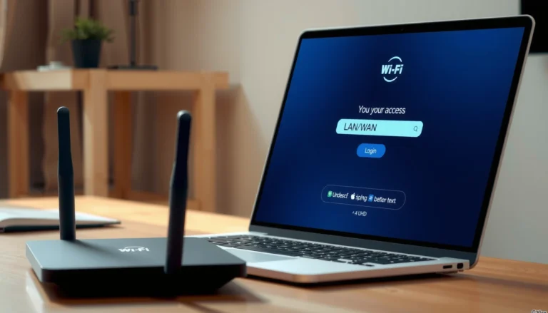 Step-by-step guide on how to log on to the router for network access.