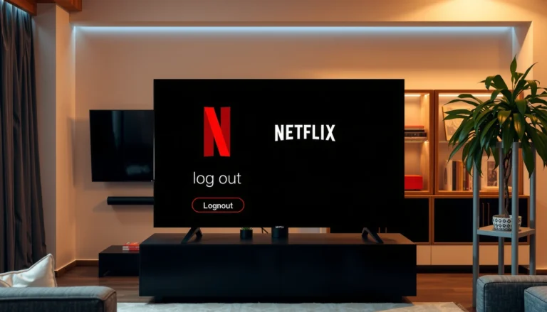 Step-by-step guide to log out Netflix account on Smart TV