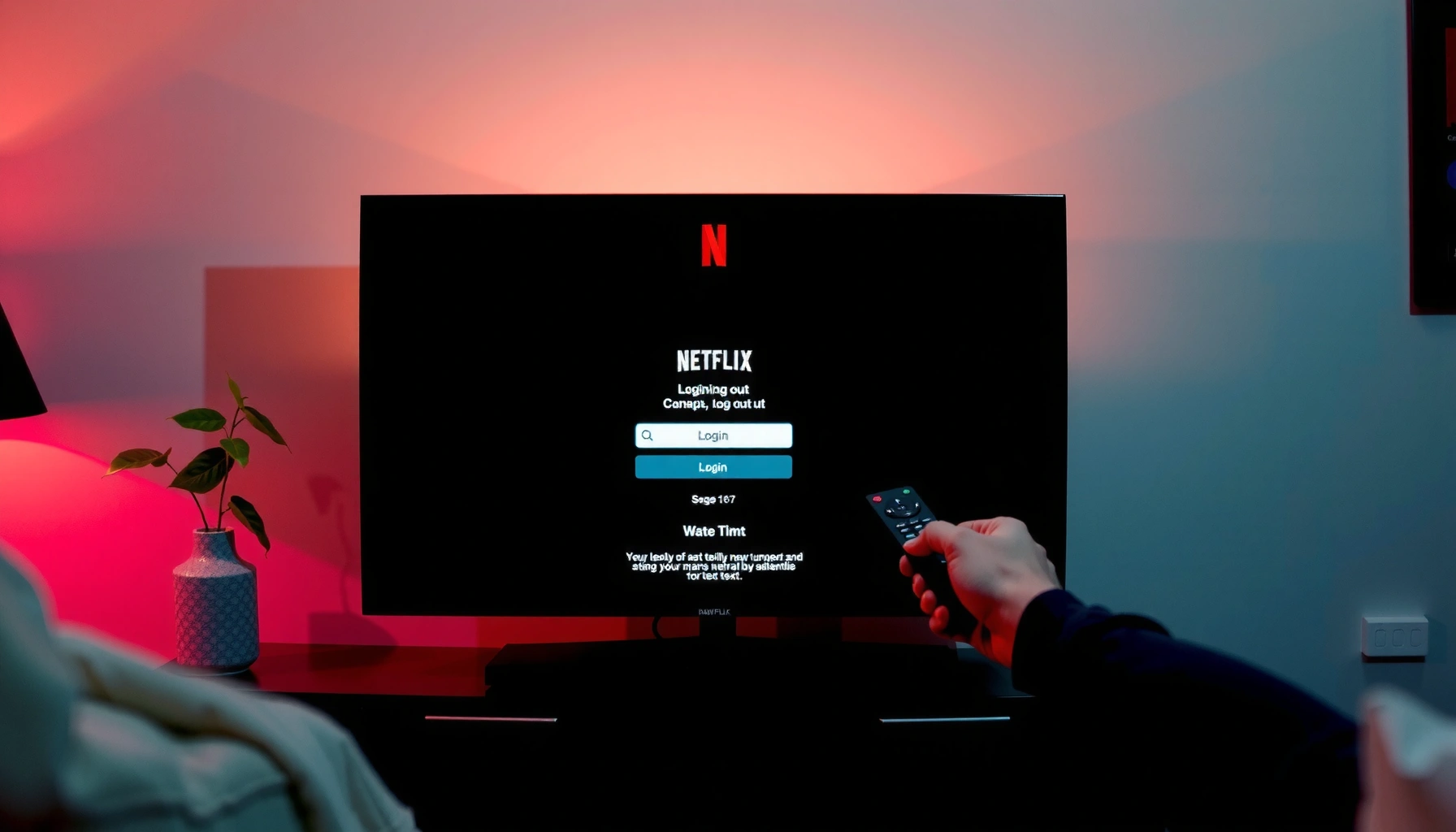 Step-by-step guide on how to log out of Netflix on a Smart TV.