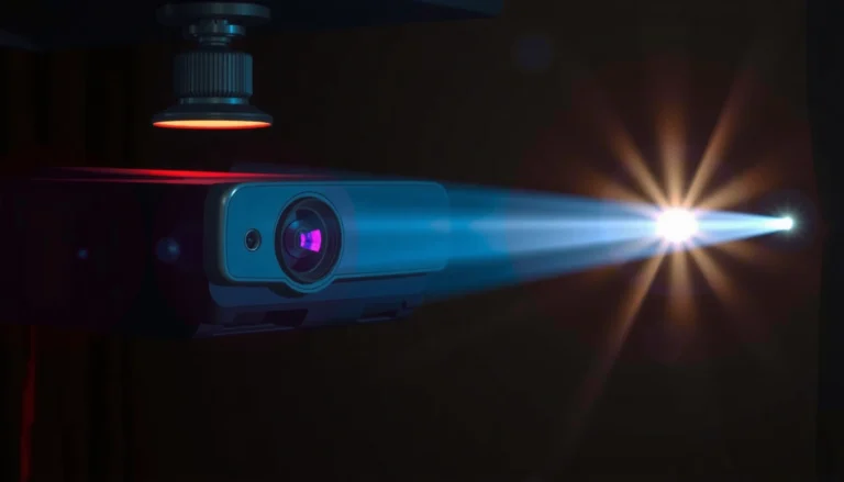 A bright projector display demonstrating practical fixes for improving projector brightness.