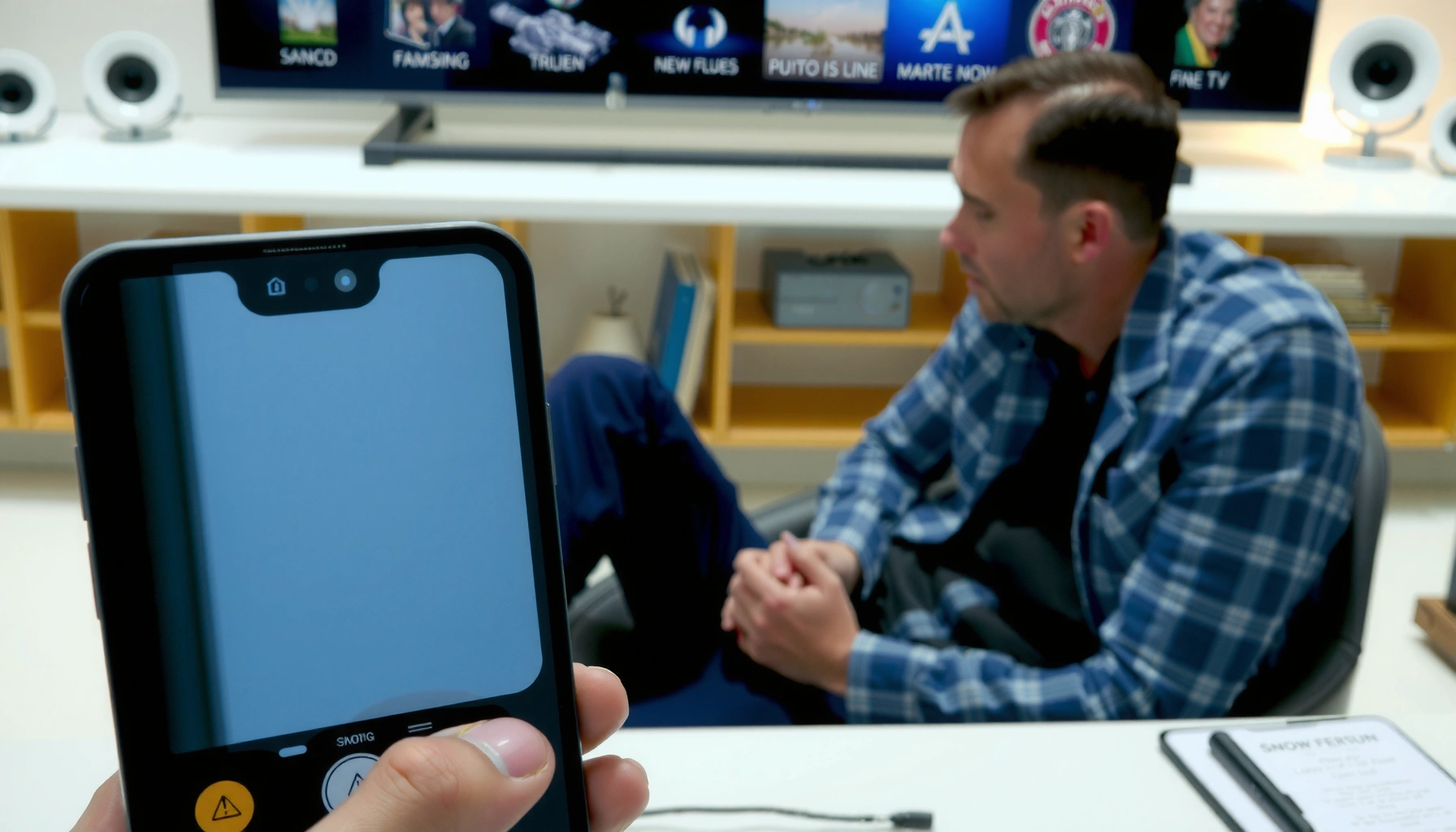 Step-by-step guide on mirroring iPhone to Samsung Smart TV for seamless streaming.