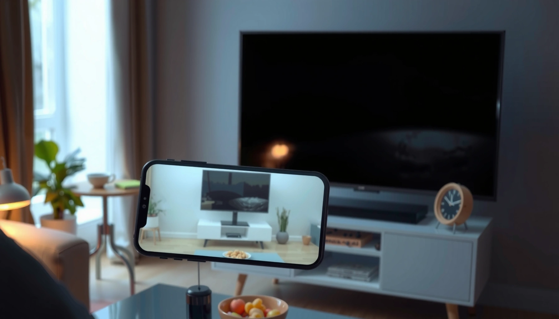 Step-by-step guide on how to mirror your screen to a smart TV for easy viewing.