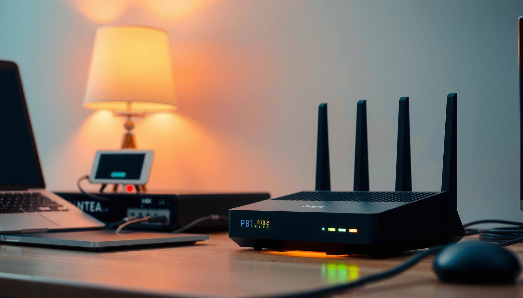 Illustration showing the differences between a modem and a router for internet connectivity.