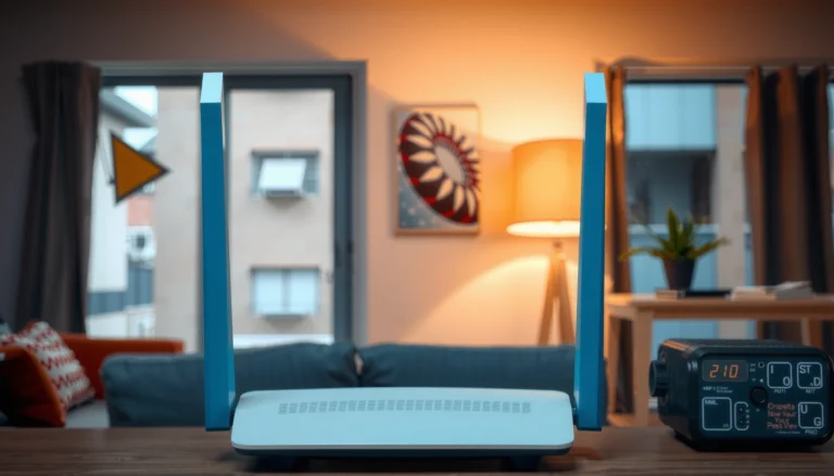Illustration showing a modem and router, explaining their roles in internet connectivity.