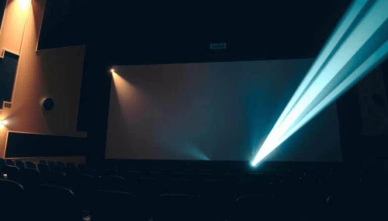 Image depicting modern movie theatre technology, highlighting the shift from traditional projectors.