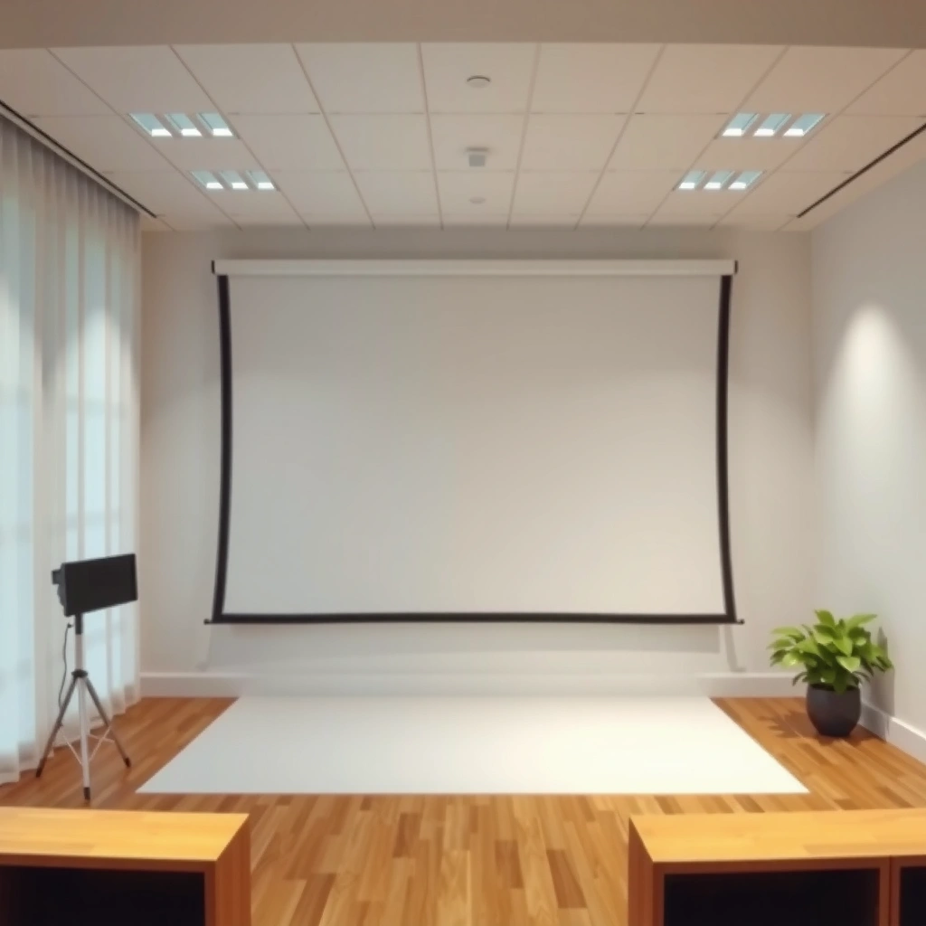 No-Drill Mount Option - how to hang projector screen without drilling