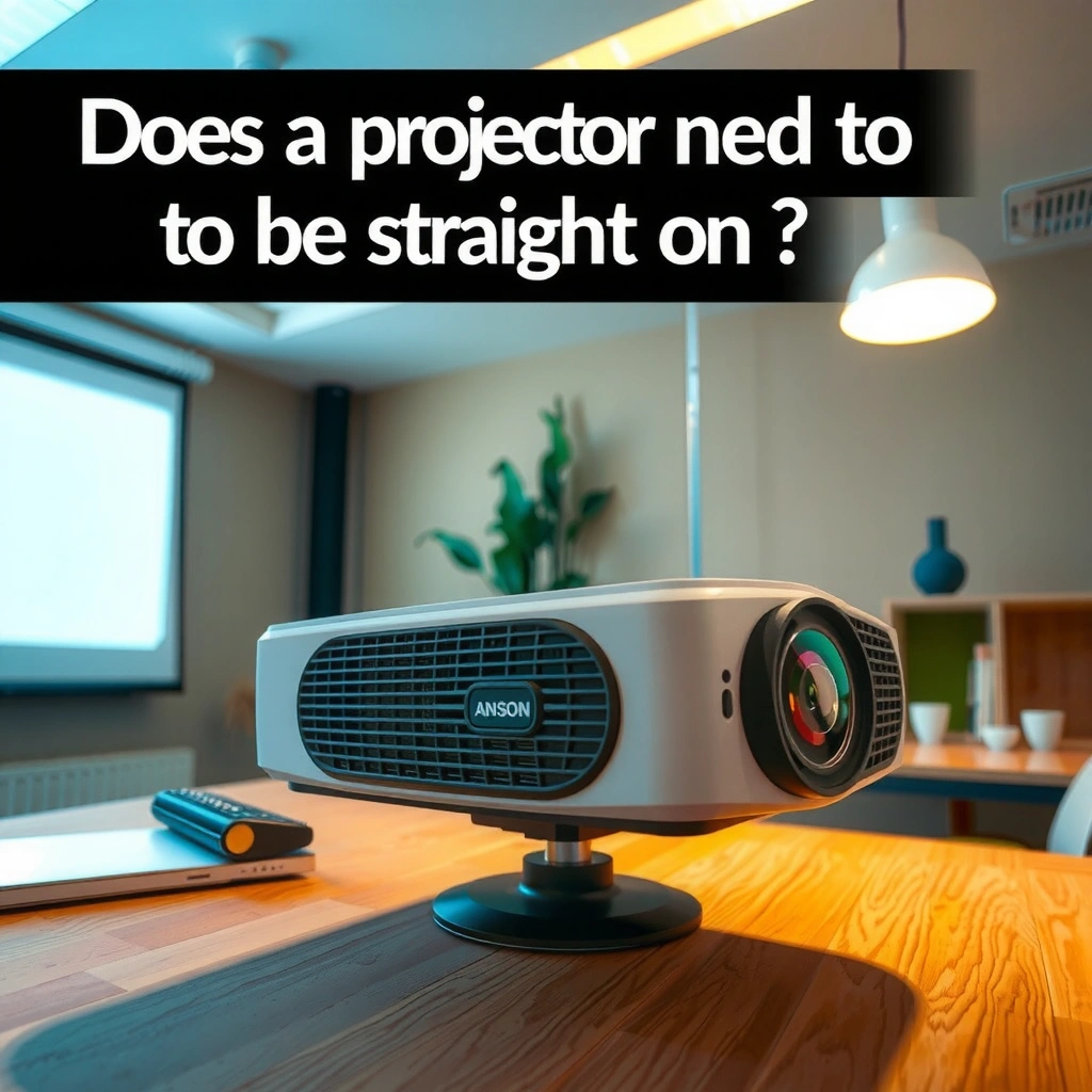Optimal Placement - does a projector need to be straight on