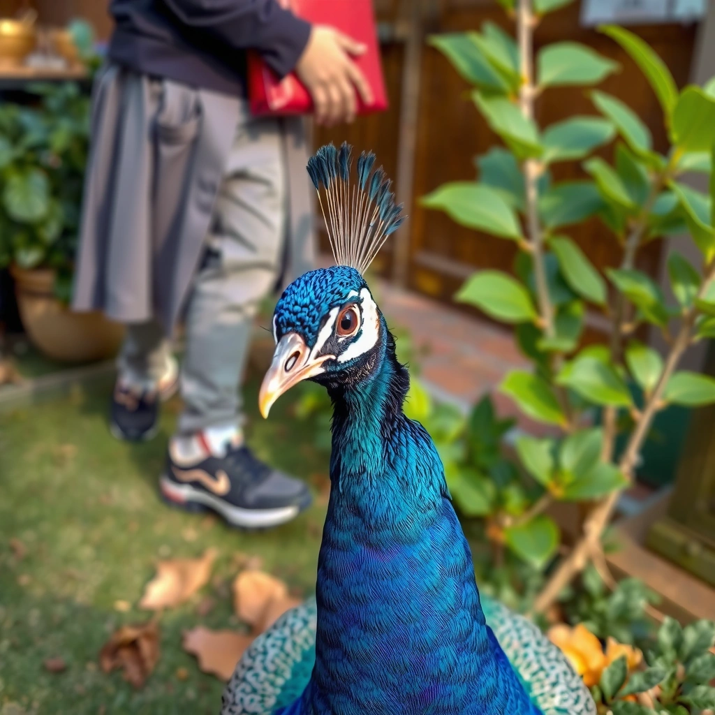 A smart TV displaying the Peacock app interface, ready for streaming.