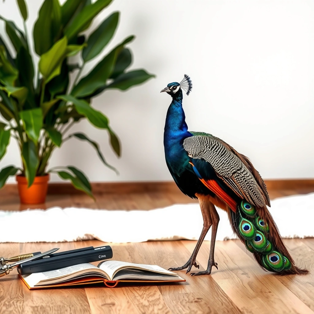 A smart TV screen displaying the Peacock app icon, highlighting how to access Peacock.
