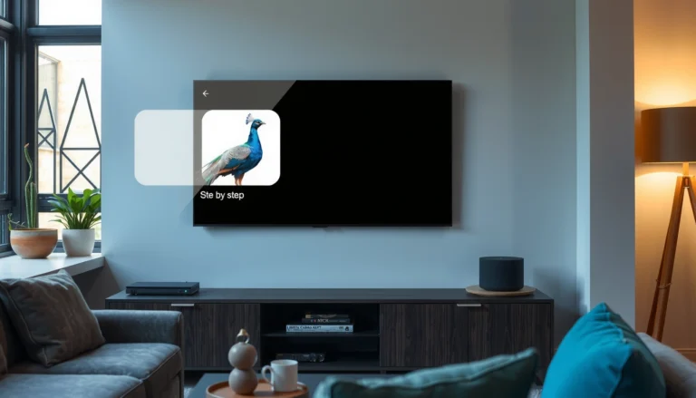 Step-by-step guide to getting the Peacock app on a Smart TV.