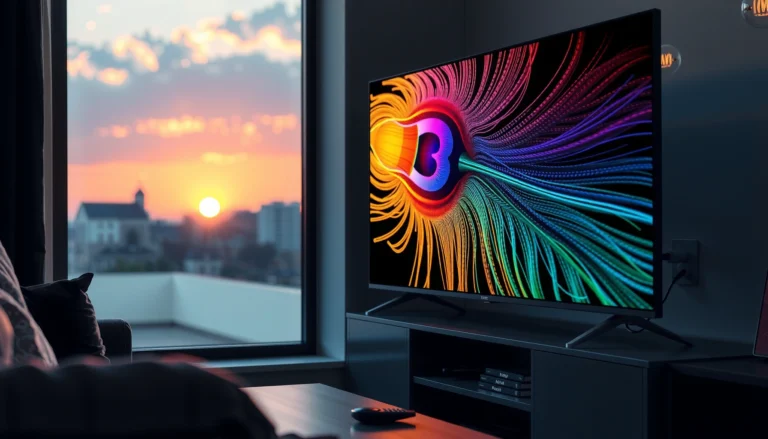 Peacock streaming service interface displayed on a smart TV, exploring its free options.