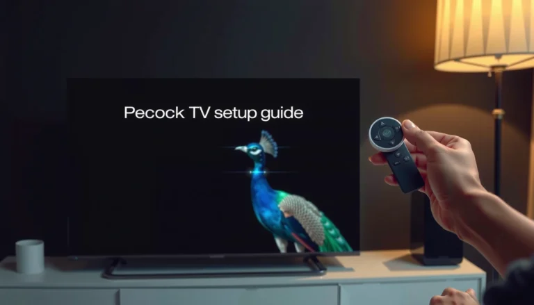 Guide to watching Peacock TV on a Smart TV with setup instructions.