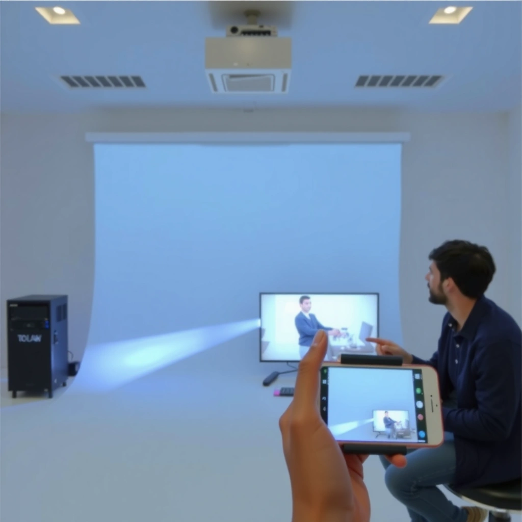 Phone Type Projector Inputs - how to connect a projector to a phone