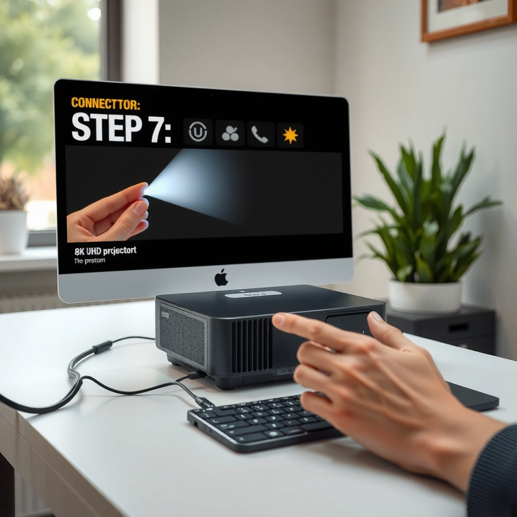 Ports and Cables - how to connect the projector to the computer