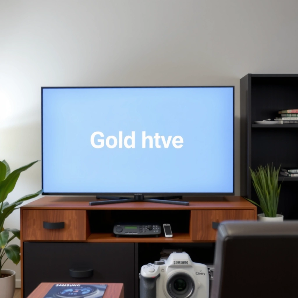 A Samsung Smart TV being power cycled to troubleshoot issues.