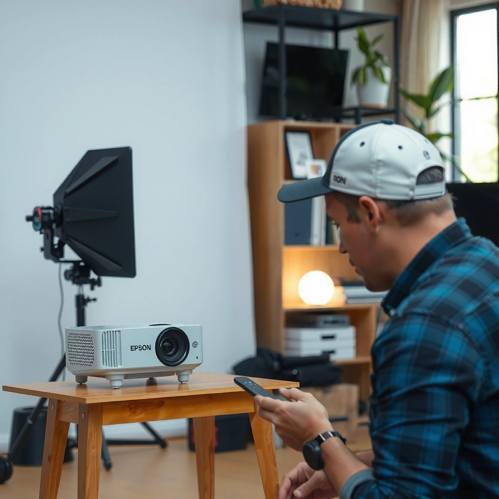 Power On - how to use a epson projector