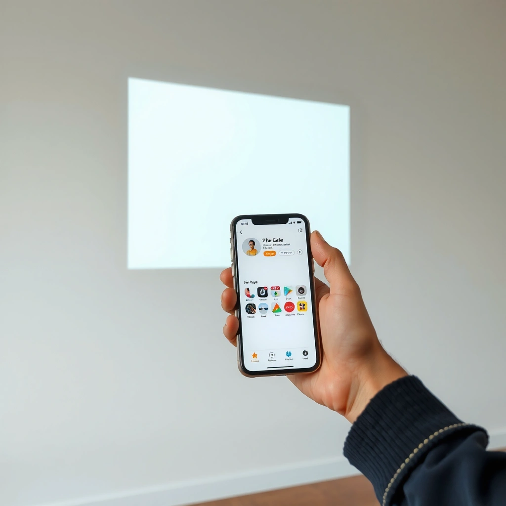 Project iPhone - can you project iphone to wall