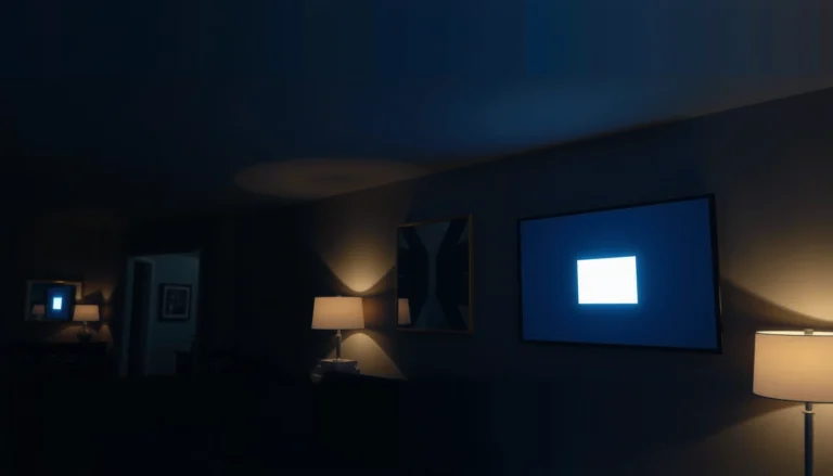 A smartphone displaying its screen projected onto a wall, illustrating how to project phone screens.
