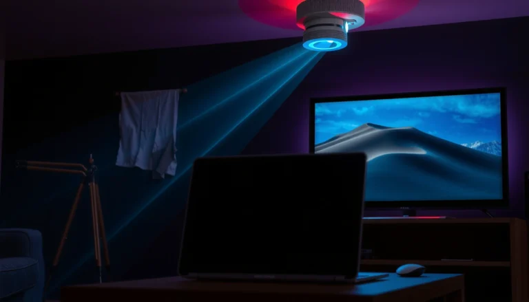 A person connecting a laptop to a projector for a presentation.