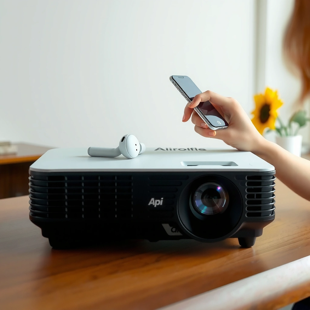 Projector - can you connect airpods to projector