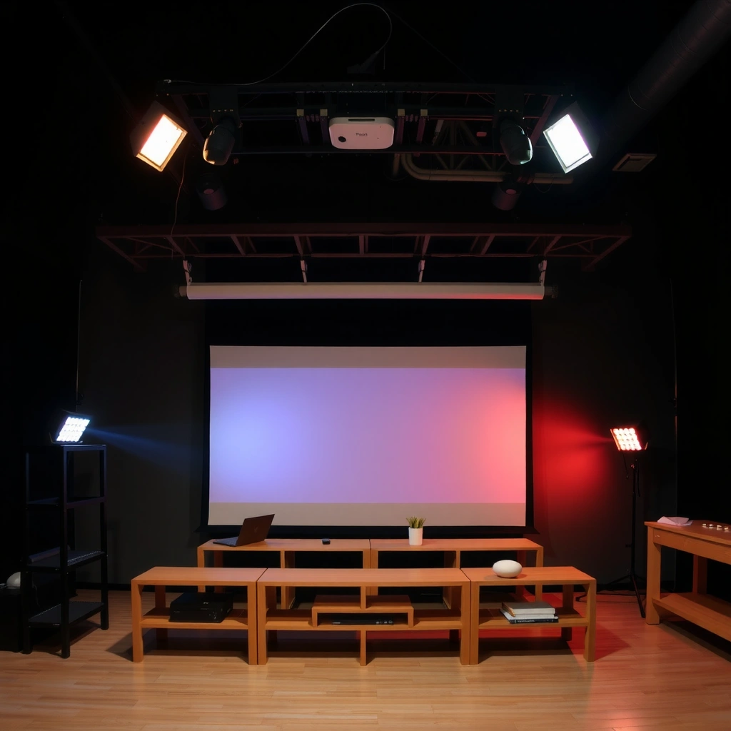 Projector - can you set up a projector at an angle