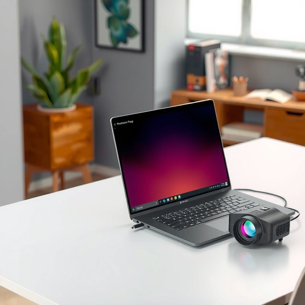 Projector and Laptop Ports - how to connect projector to laptop