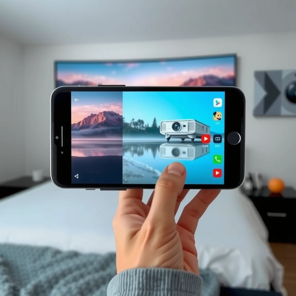 Projector and Phone Ports - can a smartphone be connected to a projector