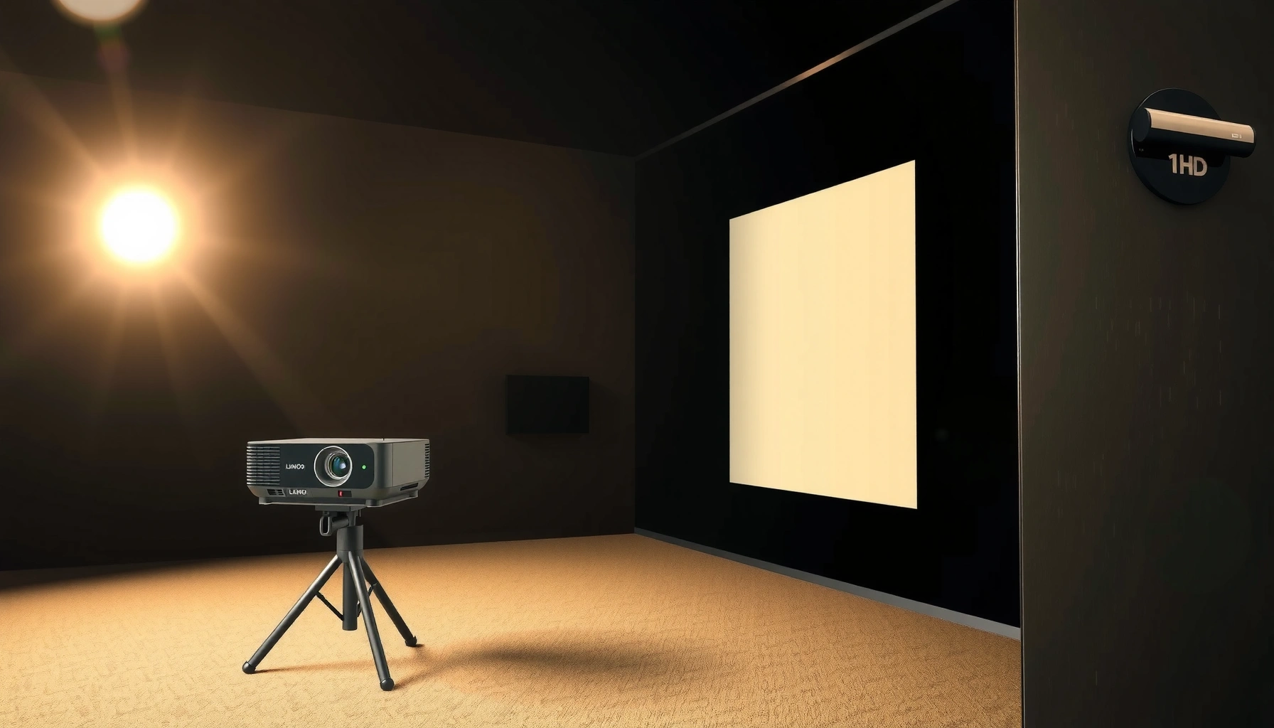 A visual guide to understanding projector brightness in lumens for optimal viewing.