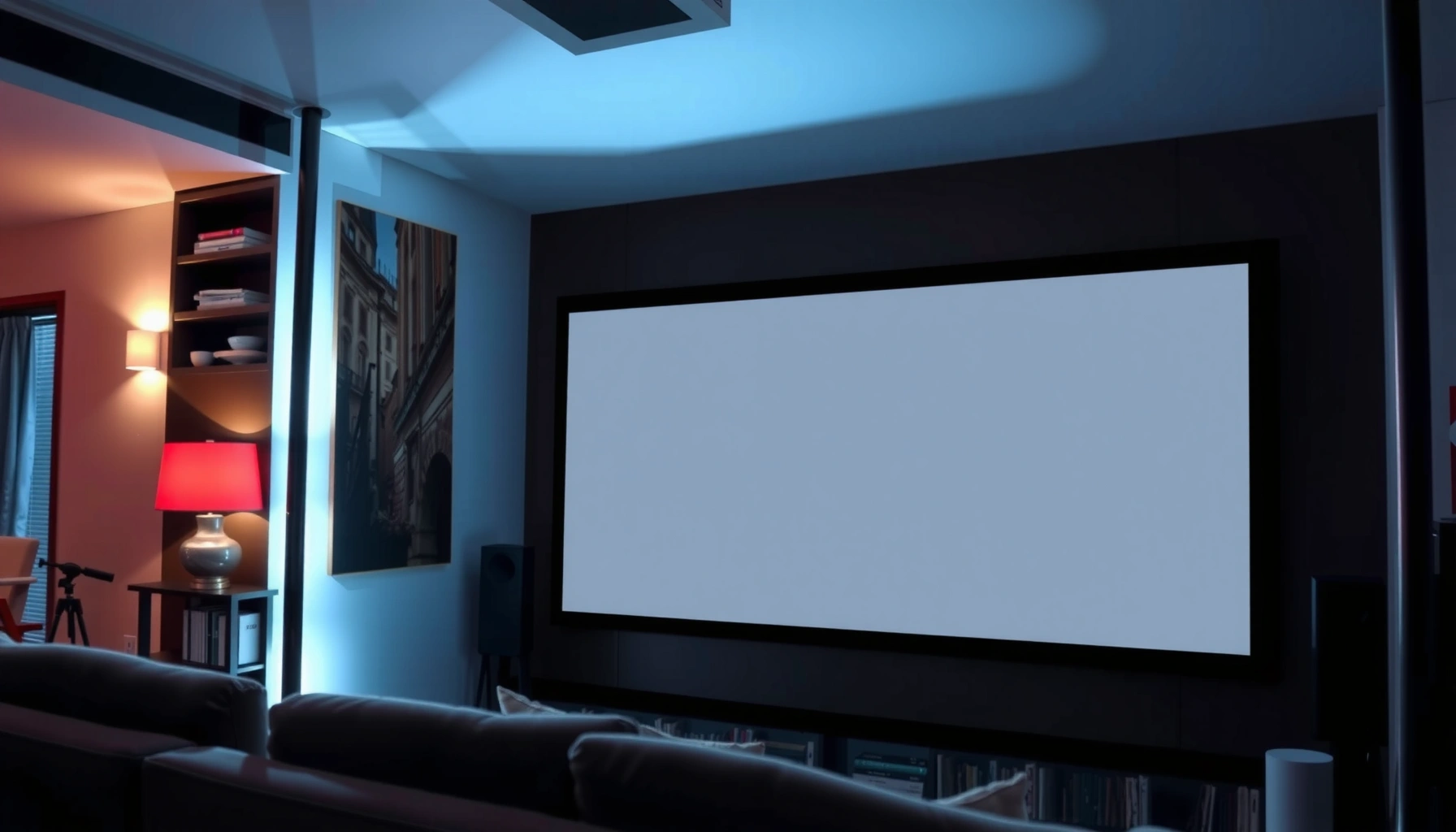 A bright projector image showcasing quick fixes for enhancing projector brightness.