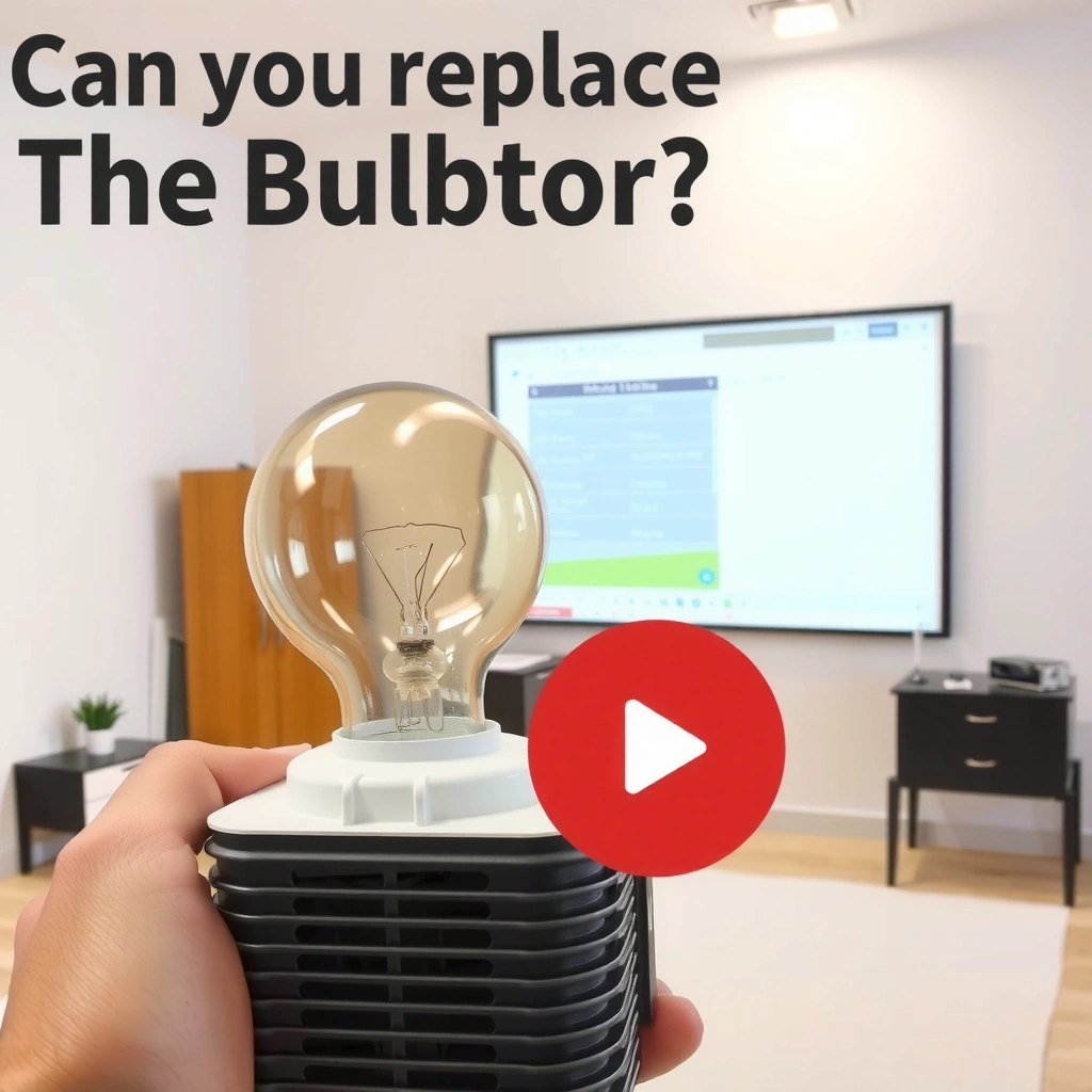 Projector Bulb - can you replace the bulb in a projector