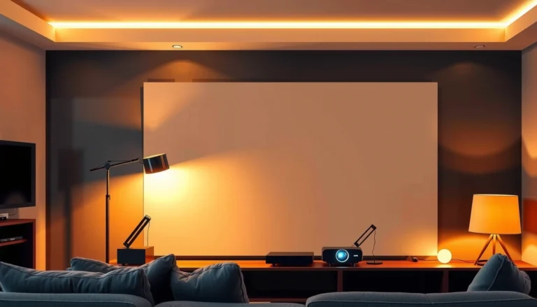 A projector setup demonstrating whether a projector needs to be centered for optimal viewing.