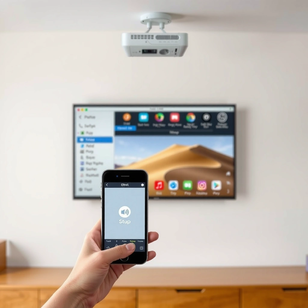 Projector Compatibility - how to miracast iphone to projector