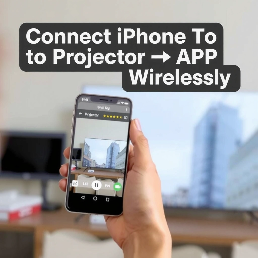 Projector Compatibility - how to connect iphone to projector wirelessly