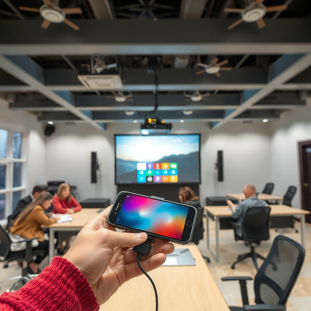 Projector Inputs - can you connect a phone to a projector