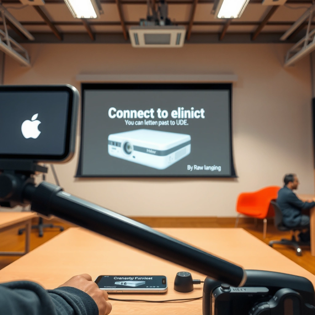 Projector Inputs - how to connect phone to projector