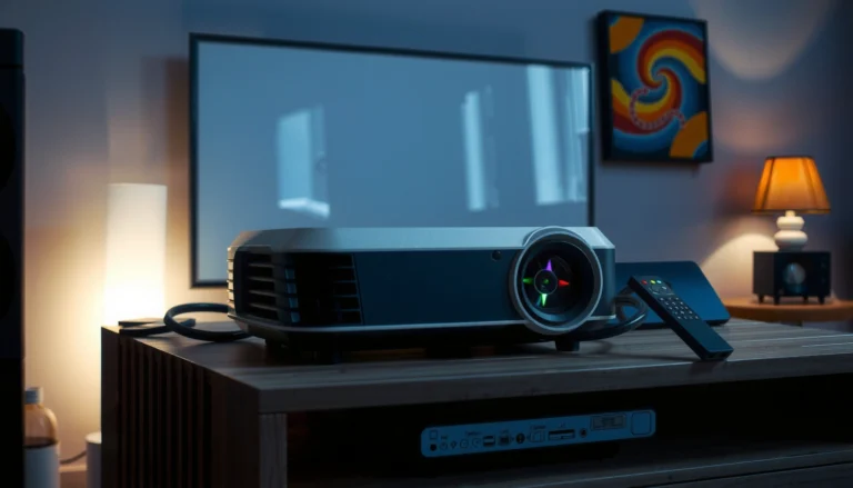 A person adjusting a projector's volume to make it louder, demonstrating quick fixes.