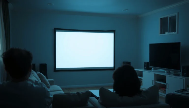 Comparison of projector performance on white and black surfaces for optimal viewing.